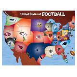 MasterPieces Sports Puzzle - All Teams 500 Piece Jigsaw Puzzle for Adults - NFL League Map Puzzle - 24\"x18\"