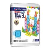 Magna-Tiles microMAGS Travel Set Deluxe 55-Piece Magnetic Construction Set, The Original Magnetic Building Brand