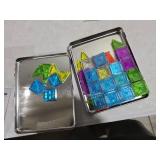 Magna-Tiles microMAGS Travel Set Deluxe 55-Piece Magnetic Construction Set, The Original Magnetic Building Brand
