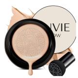 Mushroom Head Air Cushion CC Cream - BB Cream Face Makeup Foundation for Mature Skin Moisturizing Concealer Brighten Long-Lasting, Even Skin Tone for All Skin Types