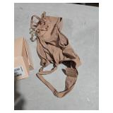 Slimers Women Shapewear Backless Body Bra Shaper Womens Plus Size Plunge Invishaper Low Back Thong Bodysuits Open Crotch Daily Use((Skin Pink XL)