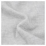 CaliTime Throw Pillow Covers Decorative 26 X 26 Inches Pack of 2 Cozy Chenille Cushion Cases for Couch Sofa Bed Living Room Home Moonbeam Gray