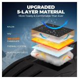 krosa Winter Gloves For Men Women Made with 3M Thinsulate, Waterproof Ski Gloves for Cold Weather with 10 Touchscreen Fingers M