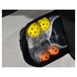 AOBORTY Pickleball Paddles 4 Pack - USAPA Light Graphite Premium Rackets Fiber Face & Polymer Honeycomb Core Pickleball Set with 6 Outdoor Indoor Balls Including Portable Carry Bag