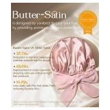 YANIBEST Adjustable Satin Bonnet for Sleeping Women Double Layer Hair Bonnet Reduce Friction Prevent Frizz Natural Curly Hair