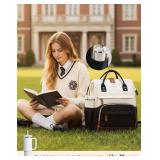 LOVEVOOK Laptop Backpack for Women, 15.6 Inch Work Business Backpacks Purse With Large Capacity, Waterproof Nurse Bag College Bookbag for School, Waterproof Casual Daypack for Travel