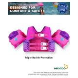AEOCOO Puddle Float Jumper 20-30-50 Pounds, Toddler Swim Vest for 1-3-5 Years Old, Pool Floats with Swimming Arm Floaties Swim Jacket with Water Wings for Kids Swimmies, Boys, Girls, NiÃ±os, Seajell