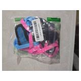 SATINIOR 2 Pieces Guinea Pig Clothes Baby Ferret Rats Hamster Soft Mesh Harness Leash Vest Set with Bell for Guinea Pigs, Hamster, Ferret, Rabbit, Chinchilla and Similar Small Animals(Blue, Pink,XS)