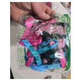 SATINIOR 2 Pieces Guinea Pig Clothes Baby Ferret Rats Hamster Soft Mesh Harness Leash Vest Set with Bell for Guinea Pigs, Hamster, Ferret, Rabbit, Chinchilla and Similar Small Animals(Blue, Pink,XS)