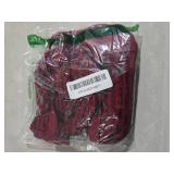 StangH Christmas Pillowcase for Decor, Velvet Pillow Covers with Zipper Closure, Soft Cozy Feeling for Sleeping, Queen Size (Red, 20 x 30 inches) Pillow Cases Set of 2