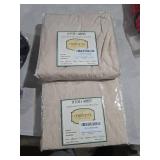 Mellanni Twin XL Fitted Sheet - Iconic Collection Bedding Sheets with up to 16 inch Deep Pocket - Soft & Cooling - Fade & Stain Resistant - 2 PC (Twin XL, Beige)