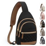 Capolo Sling Bag for Women Men Waterproof Crossbody Bags for Women Trendy Casual Fanny Pack with Convertible Shoulder Strap Chest Bag for Travel Hiking(Black, Medium)