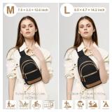 Capolo Sling Bag for Women Men Waterproof Crossbody Bags for Women Trendy Casual Fanny Pack with Convertible Shoulder Strap Chest Bag for Travel Hiking(Black, Medium)