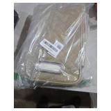 Rneswi Car Armrest Cover Leather Car Console Covers Box Pad with Pocket and Tissue Box Arm Rest Cover for Car for SUV Truck Sedan Vehicle (Beige)