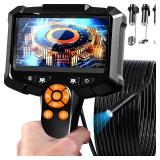 Daxiongmao Endoscope Camera with Light, 1080P HD Borescope with 8 Adjustable Lights, IP67 Waterproof Snake Camera, Ideal for Inspecting Walls, Vents, Automotive Engines, Pipes - Tool for Men (16.4 ft)