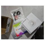 Oucscru Smart Ring for Women Men, Health Tracker with Heart Rate/Blood Oxygen/Blood Pressure/Sleep Monitor/Step Counting, IP68 Waterproof Fitness Ring, No App Fees for iOS & Android (Silver, 10#)