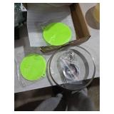 Tighall Universal Round Lid for Pans 6.5 Inch Tempered Glass Pot Lid, with Steam Vent Hole and Heat Resistant Handle Easy to Use Replacement Frying Pan Cover Cookware