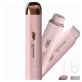 Bikini Trimmer for Women, Waterproof Electric Bikini Shaver Cordless Recharge Razors for Women for Leg Bikini Area Face Armpit & Body Trimming, Ideal Gifts for Ladies - Pink
