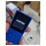 AGPTEK A02PL 64GB MP3 Player, 70 Hours Playback Lossless Sound Music Player, Supports up to 128GB(Deep Blue)