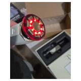 INIA 3-in-1 Red Light Therapy for Face and Neck Beauty Device for Puffiness & Skin Firming Skincare Tool (White)