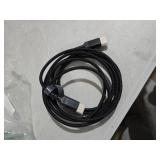 Capshi 8K 4K DisplayPort Cable 1.4, 10FT DP Cord (VESA Certified, 8K@60Hz, 4K@144Hz, 2K@240Hz/165Hz), 32.4Gbps High Speed Display Port Cable for Gaming Monitor, HDR/FreeSync/G-Sync, Braided, Black