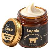 Lopeie Upgraded Organic Beef Tallow for Skin & Face Whipped Grass-Fed Tallow and Honey Balm for Dry, Sensitive Skin, Natural Hydrating Face Moisturizer with Raw Honey (Unscented)