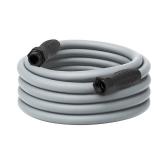 Flexzilla Colors SwivelGrip Garden Hose 5/8 in. x 50 ft., Lightweight All-Weather Water Hose, Durable and Flexible, Leak-Free Connections, Slate Grey
