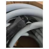 Flexzilla Colors SwivelGrip Garden Hose 5/8 in. x 50 ft., Lightweight All-Weather Water Hose, Durable and Flexible, Leak-Free Connections, Slate Grey