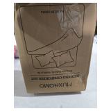 MUXHOMO 7 Pieces Queen Comforter Set, Soft Bed in a Bag Queen Size, All Season Bedding Set with Comforter, Flat Sheet, Fitted Sheet, Pillowcases & Shams, Beige