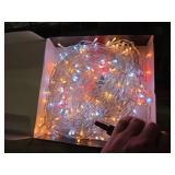 Outdoor Christmas Star String Lights, 16.4Feet 317LED Smart RGB Waterfall Tree String Light with APP Remote Control, DIY Timer Music Sync Shooting Star Lights for Indoor Outdoor Garden Decoration