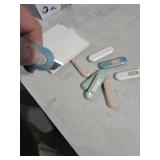 DIYSELF 8 Pack Box Cutter, Box Cutter Retractable Letter Opener, Cute Utility Knife Exacto Knife for School, Razor Knife for Crafts, Paper, Packages, Small Box Cutters Bulk for Women Girls