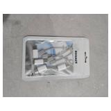 Lightning to USB C Adapter 4 Pack - Fast Charging & Data Transfer USB Type C to Lightning Charger Connector Compatible with iPhone 15/16/17 Pro Max/Plus, Samsung, Pixel - (Not for Audio/OTG)