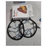 Yaktrax Traction Chains for Walking on Ice and Snow (1 Pair), Black, X-Large