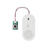 Sound Module Voice Chip,16MB Push Button Control Activated MP3 Audio Box for Gift Box,Crafts, Christmas,New Year Greeting Gifts Cards Box Support USB Download Music with Speaker.