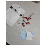 Lightning to USB C Adapter 4 Pack - Fast Charging & Data Transfer USB Type C to Lightning Charger Connector Compatible with iPhone 15/16/17 Pro Max/Plus, Samsung, Pixel - (Not for Audio/OTG)-Red