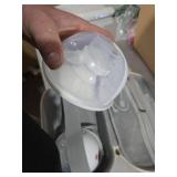 Momcozy M5 Hands-Free Wearable Breast Pump, Double-Sealed Flange for Baby-Like Comfort, 3 Modes & 9 Suction Levels, Portable Electric Pump 24mm, 2-Pack Cozy Red