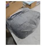 Bedsure Heated Blanket Throw Blanket - Fast Heating Electric Blanket, Soft Flannel Heated Throw with 4 Time Settings, 6 Heating Settings, Warm Gifts for Grandma & Grandpa & Seniors (50\"x60\", Grey)