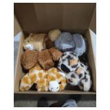 Gemscream Stuffed Animal Slap Bracelets for Kids, Easter 8 Inch Animal Wrist Cute Snap Bracelets in Bulk Birthday Gifts for Boys and Girls Kids Bulk Item Pet Adoption Party Favors(Wild Animals) 5 Pack