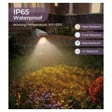 DeckTok RGB Low Voltage Landscape Lighting, 4 Pack Spotlight Outdoor with Remote Control, IP65 Waterproof LED Landscape Lights for Pathway Yard Garden Lawn Patio Decorations