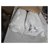 BHZ Goose Down Feather Pillows Queen Size Set of 2, Hotel Collection Bed Pillows for Sleeping Medium Firm Soft Support Pillow for Side and Back Sleepers