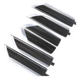 Door Trim Molding Kit Black Wood Grain 6pcs for Interior Door Panel & Center Console 84458971 Compatible with Chevy Silverado GMC Sierra Truck Door Accessories Parts