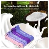 Resistance Bands for Working Out Women, Sportneer 5-130lb Exercise Bands 5 Levels Pull Up Bands with Handles & Door Anchor - Resistance Bands for Physical Therapy Stretching & Resistance Training