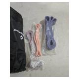 Resistance Bands for Working Out Women, Sportneer 5-130lb Exercise Bands 5 Levels Pull Up Bands with Handles & Door Anchor - Resistance Bands for Physical Therapy Stretching & Resistance Training