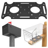 Mailbox Mounting Bracket, Plate for Post Mount Mailboxes, Compatible with Mail Boss, Architectural MAILBOXES, Gibraltar, hykolity, ShoppingOnBed, adoorn