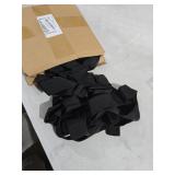 Nylon Protective Hose Sleeve Sheath Cable Cover Welding Tig Torch Hydraulic Hose, 0.75\" ID, 25 Feet Length, Black