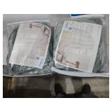 Dreaming Casa Velvet Room Darkening Curtains 84 Inches Long, Blackout Window Treatment Drapes, Rod Pocket & Back Tab Curtain for Bedroom Living Room, Teal Green, 2 Panel, 100\" W x 84\" L