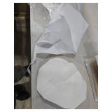 Morcheiong Kids Chef Hat and Apron Set, Adjustable White Children