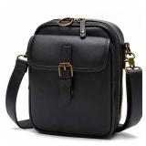 Small Crossbody Bags for Women Vegan Leather Messenger Purses, Vintage Wallet Anti Theft Shoulder Handbags with Card Slots (Black)