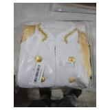 Nuehoryu Prince Charming Costume for Kids Boys Royal Prince King Dress Up (Red, 5-6 Years)