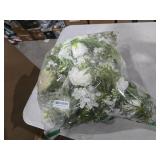 DearHouse 2Pack Artificial Peony Flower Garland - Silk Peony Garland with White Flowers for Wedding Party Table Decoration,6ft/Strand